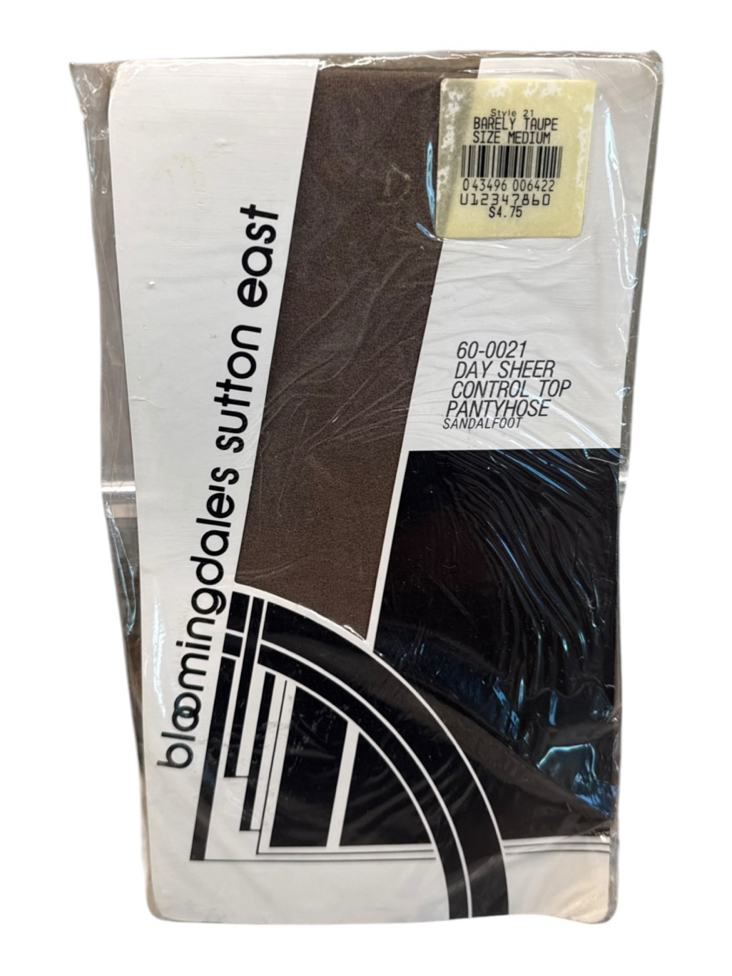 Bloomingdale’s Sutton East Day Sheer Control Top Pantyhose Barely Taupe Medium